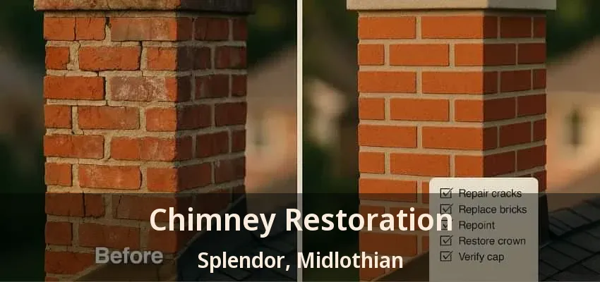 Chimney Restoration Splendor, Midlothian - TX Chimney Restoration Splendor, Midlothian - TX