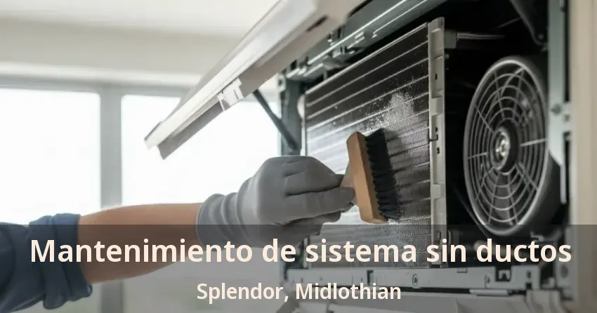 Mantenimiento de sistema sin ductos Splendor, Midlothian - TX Mantenimiento de sistema sin ductos Splendor, Midlothian - TX