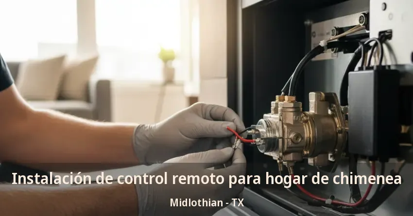 Instalación de control remoto para hogar de chimenea Midlothian - TX