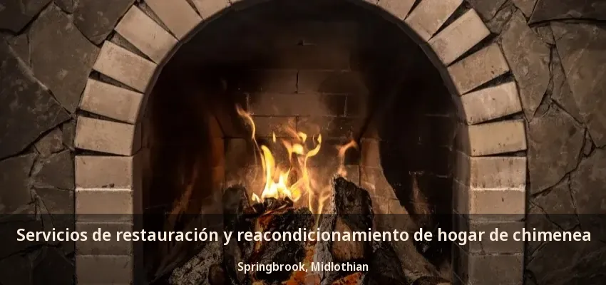 Servicios de restauración y reacondicionamiento de hogar de chimenea Springbrook, Midlothian - TX Servicios de restauración y reacondicionamiento de hogar de chimenea Springbrook, Midlothian - TX