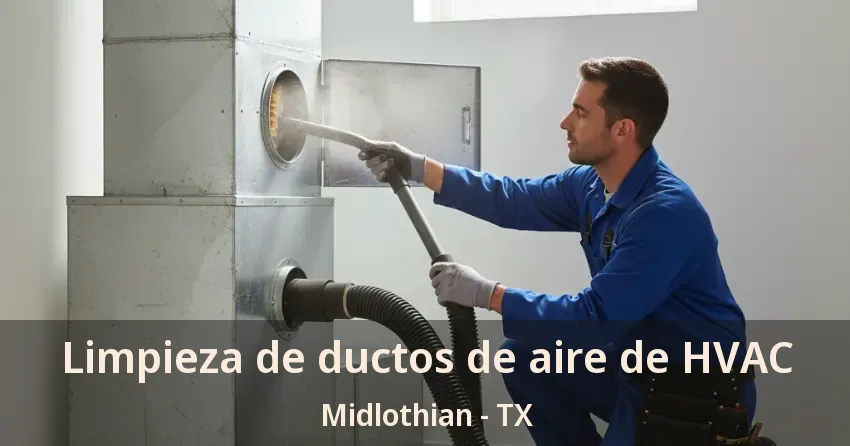 Limpieza de ductos de aire de HVAC Midlothian - TX Limpieza de ductos de aire de HVAC Midlothian - TX