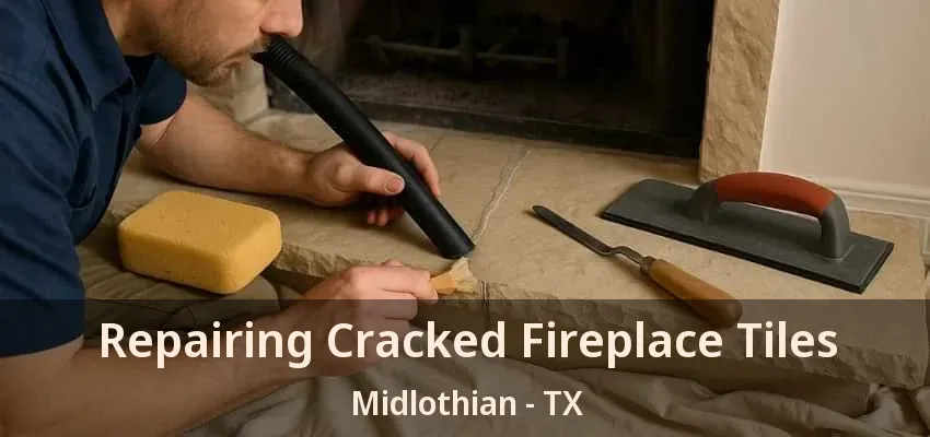 Repairing Cracked Fireplace Tiles Midlothian - TX